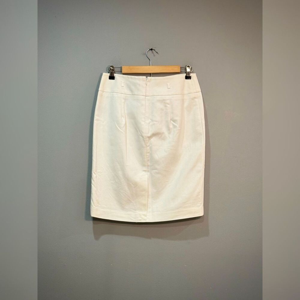 White Liz Claiborne Pencil Skirt Size 6 EUC - Picture 5 of 6